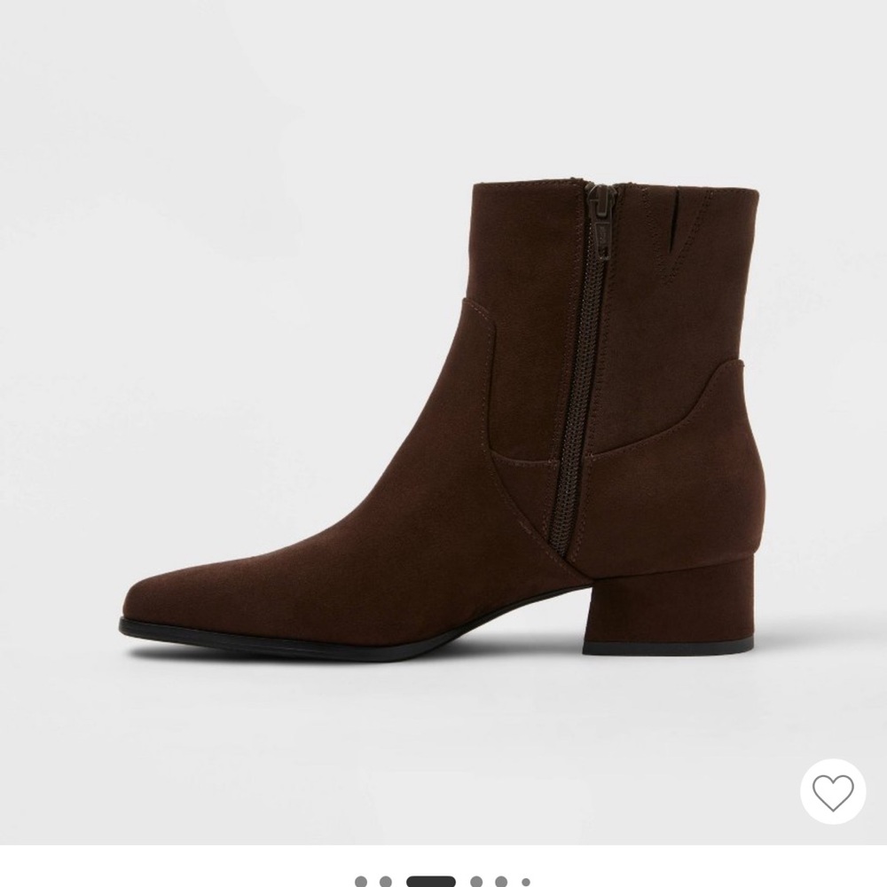Universal Thread Dark Brown Ankle Booties